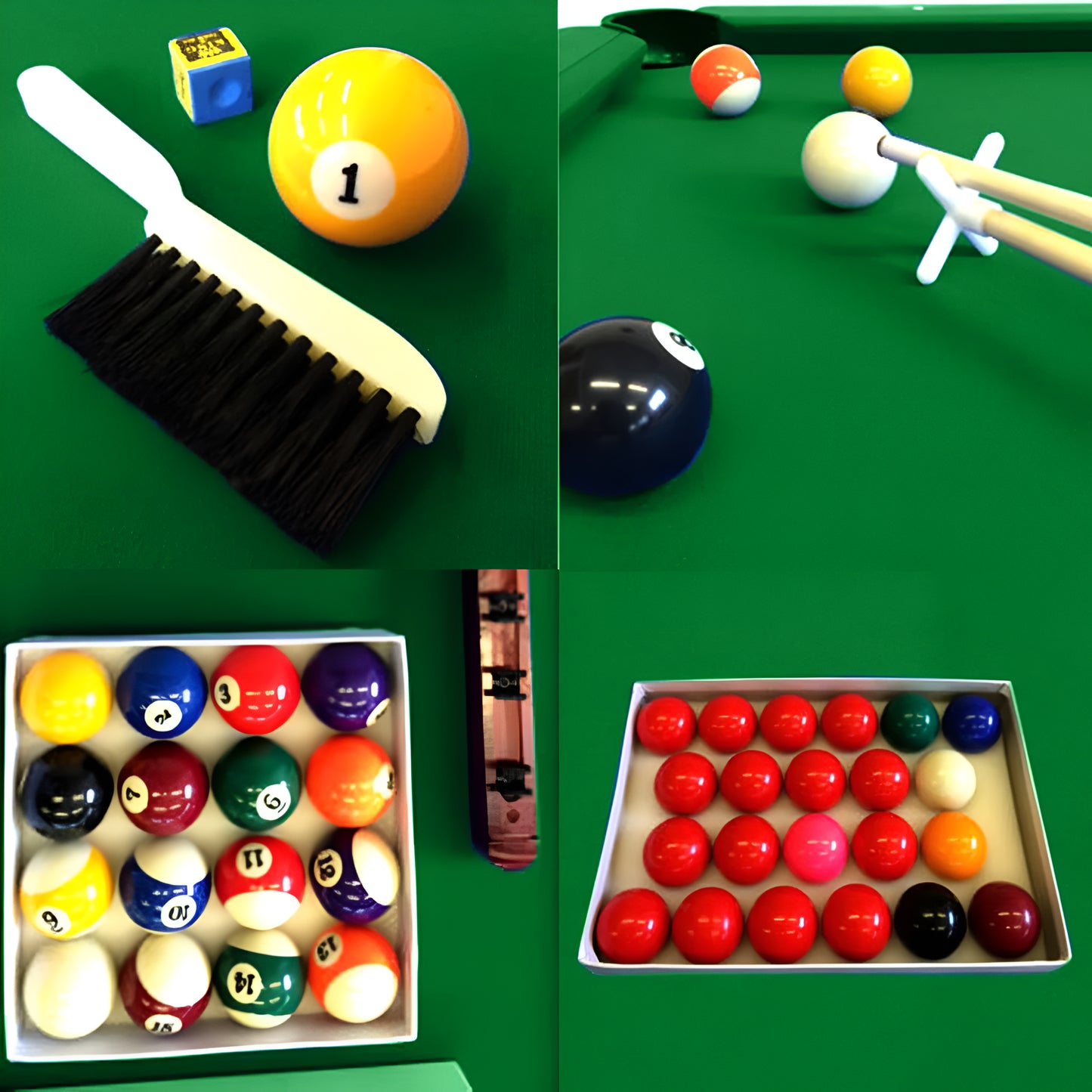 Pool Table 8 Feet Full Optional – Vintage Green