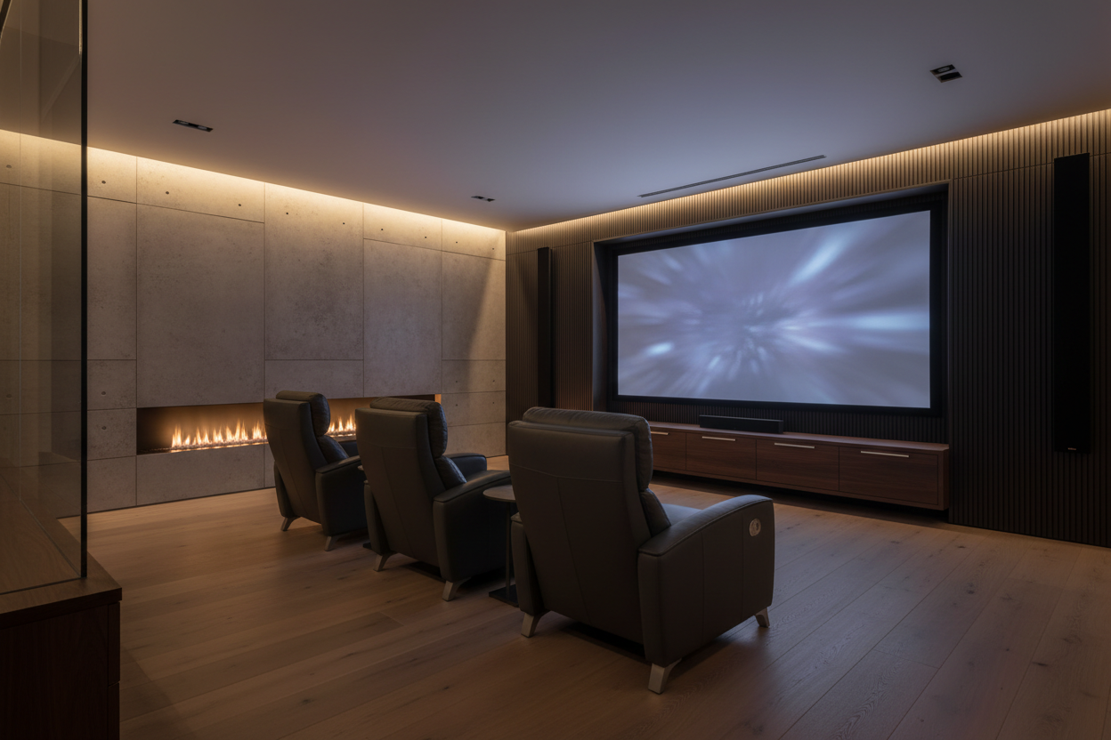 Slideshow Image 1 - Luxury Home Entertainment Room